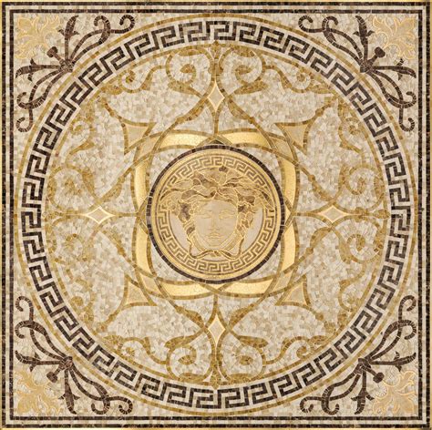 gold versace tiles|versace tile pattern.